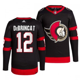 Ottawa Senators tröja Alex Debrincat 12 Adidas Svart Authentic - NHL Tröjor Herr